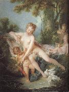 Francois Boucher Venus trost karleken oil on canvas